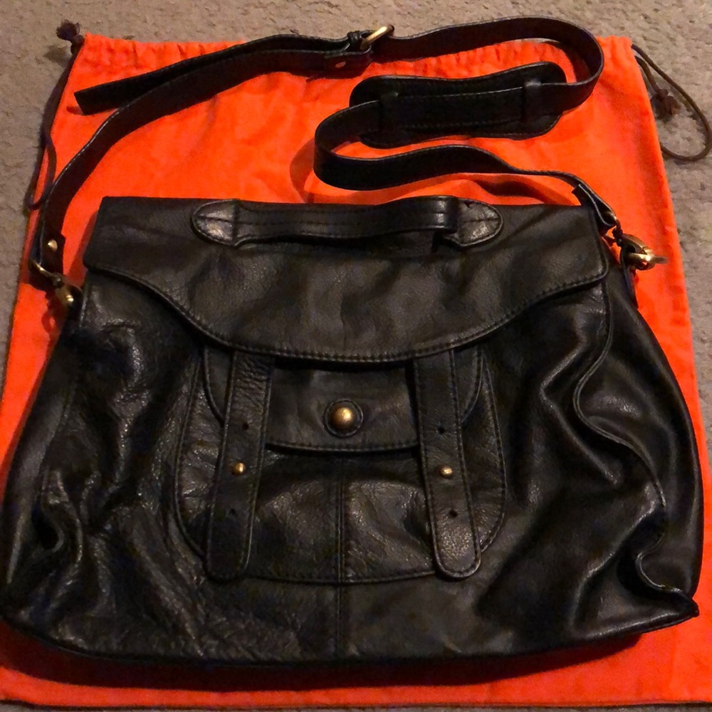 BLACK LEATHER PAUL & JOE SISTER